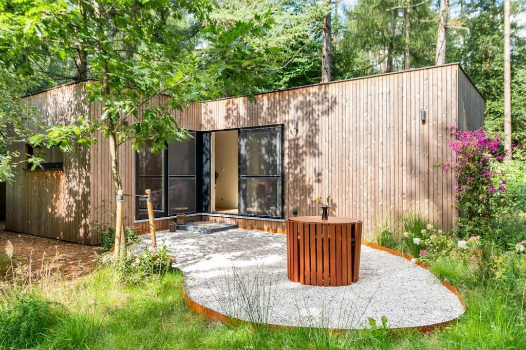 Luxe-Avontuur In Een Romantische Cabin In Het Bos Stekene المظهر الخارجي الصورة
